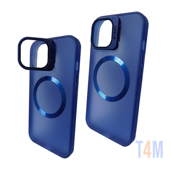 Capa de Proteção de Fusão de Silicone para Apple iPhone 15 Pro Max Azul